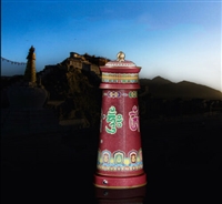 11 Inch Electric Guru Rinpoche Prayer Wheel