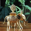 Gold Plated Copper Precious Elephant