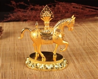 Gold Plated Copper Precious Horse