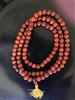 Hand Carved Black Rosewood Mala - 108 Beads 12 mm.