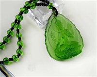 Green Tara Crystal Pendant