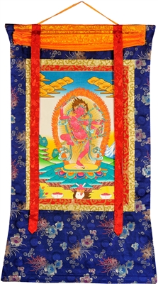 4 Ft. Kurukulle Hand Painted Thangka SHIPS FREE WORLD WIDE