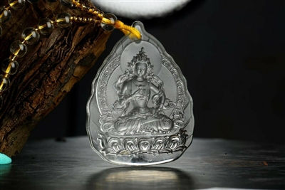 Vajrasattva  Crystal Pendant