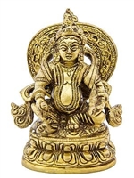 Brass Dzambhala Statue - 3.5 Inch FREE SHIPPING WORLDWIDE