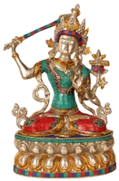 Manjushri Statue 14 Inches SHIPS FREE WORLD WIDE