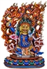 Vajrapani 24 Carat Gilded 7.7 Inch Ships Free World Wide