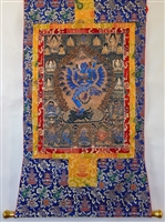 Hevajra Brocaded Thangka 50 inches