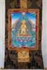 Ksitigharaba Brocaded Thangka 50 inches