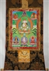 Vairocana Print Brocaded Thangka 50 inches