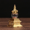 Gold Plated Stupa 7 inches