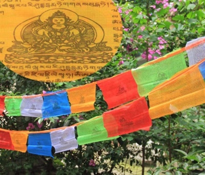 16 Foot Amitayus Long Life Prayer Flag