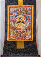 Kalachakra Brocaded Thangka 48 inches