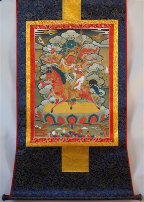 Ling Gesar Thangka 16 inches