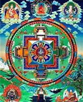 Mandala of ChenrezigThangka 32 Inches