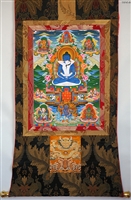 Sammantabhadra Brocaded Thangka 50 inches