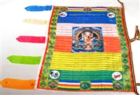 Large Vajrasattva & Consort Prayer Flag 3 Feet