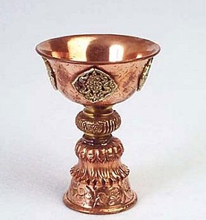 Copper Butter Lamp - 4.75 Inch