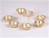 Gold and Silver Plated Offering Bowls 3.25 inches