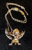 Silver Gold & Brass Garuda Pendant