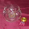 Glass Butter Lamp