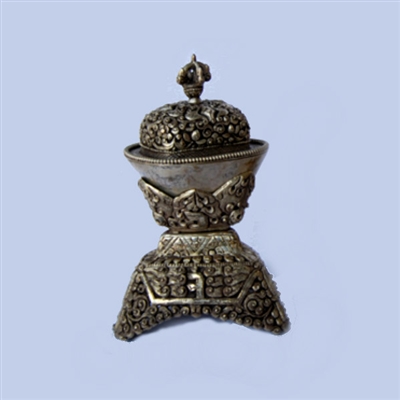 Tibetan Silver Kapala