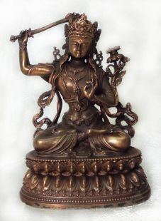 Manjushri Copper Statue