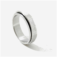 Om Mani Stainless Steel Ring