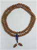 Rudraksha & Lapis  Seed Mala - 108 Beads