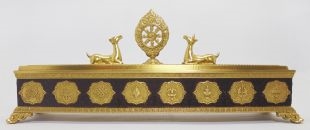 Copper & Gold 8 Auspicious Symbols Incense Burner