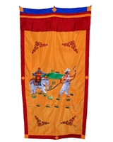 Hand Embroidered Precious Elephant Door Curtain