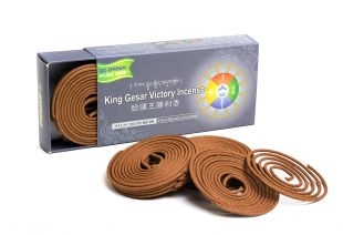 Organic Blessed Gesar 24- 4 Hours Coil Incense