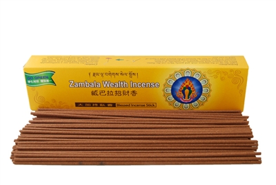 Blessed Dzambhala's 8 Inch Stick Incense
