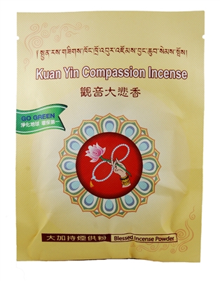 Organic Blessed Chenrezig / Kwan Yin Incense