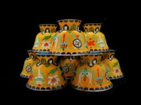 Small 8 Auspicious Symbols Cloisonne Offering Bowls