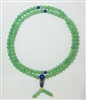 Green Tara Adventurine Crystal  Mala  - 108 Beads 6 mm