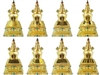 Life of the Buddha Gold Plated Stupa Set B.