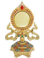 Cloisonne Protection Mirror of Cundi