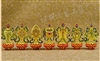Gold Plated Double Sided Eight Auspicious Symbols Set