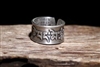 Sterling Silver Heart Sutra Ring