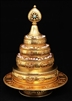 24 Carat Gilded Gem Studded Mandala Set