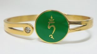 Green Tara Seed Syllable Bracelet