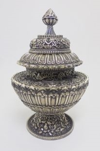 Antique Silver Plated Rice Pot