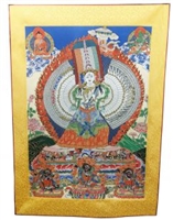 Sitapatara Embroidery Thangka Framed