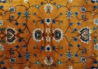 Hand Woven Silk Carpet from Bhutan
