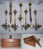 7 Piece Copper Weapons Set with Dalche Box