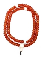 Red Carnelian Agate Mala- 108 Beads
