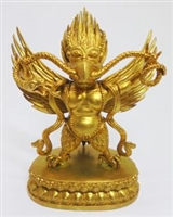 24 Carat Gold Plated Garuda Statue