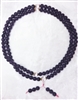 Amethyst Crystal Mala - 108 Beads 12mm