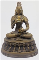 Antique Gold Plated Vajrasattva Statue