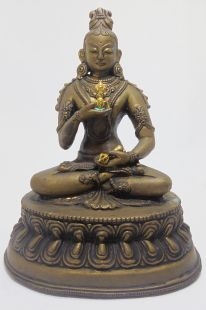 Antique Gold Plated Vajrasattva Statue